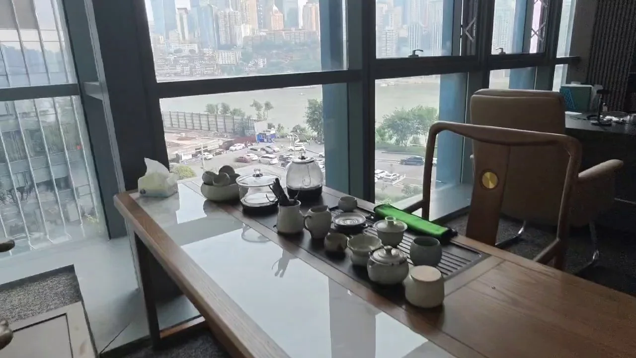 临江茶叙接待区